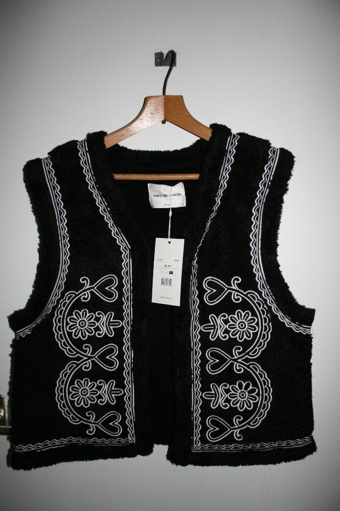 NIEUW! FABIENNE CHAPOT gilet Tobi mt. 42/44, Zwart, Maat 42/44 (L), Nieuw, Ophalen of Verzenden