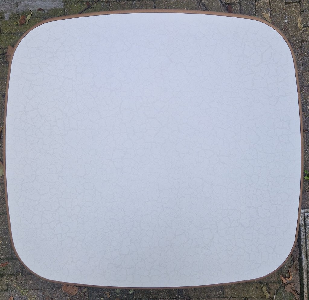caravan tafelblad Fendt Bianco 80x75 cm, Caravans en Kamperen, Ophalen, Zo goed als nieuw