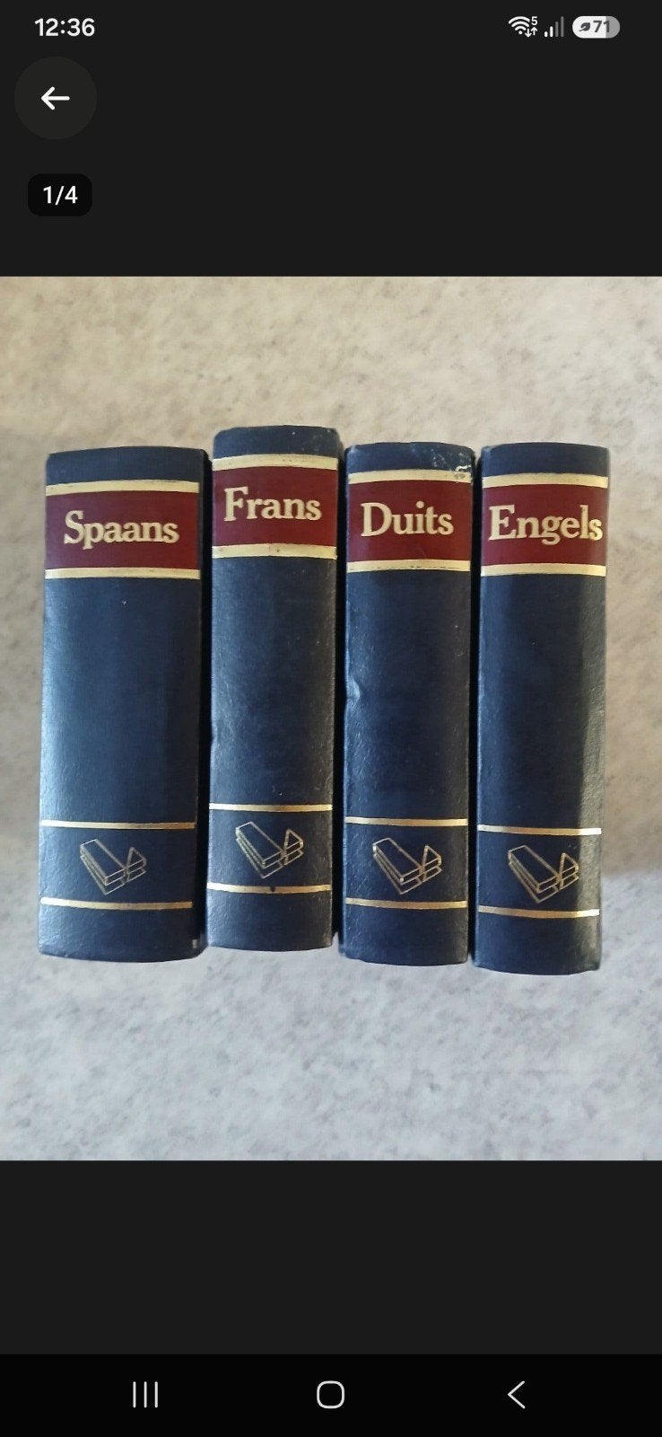 Lekturama's Woordenboek: Spaans, Frans, Duits, Engels, Boeken, Ophalen of Verzenden, Gelezen