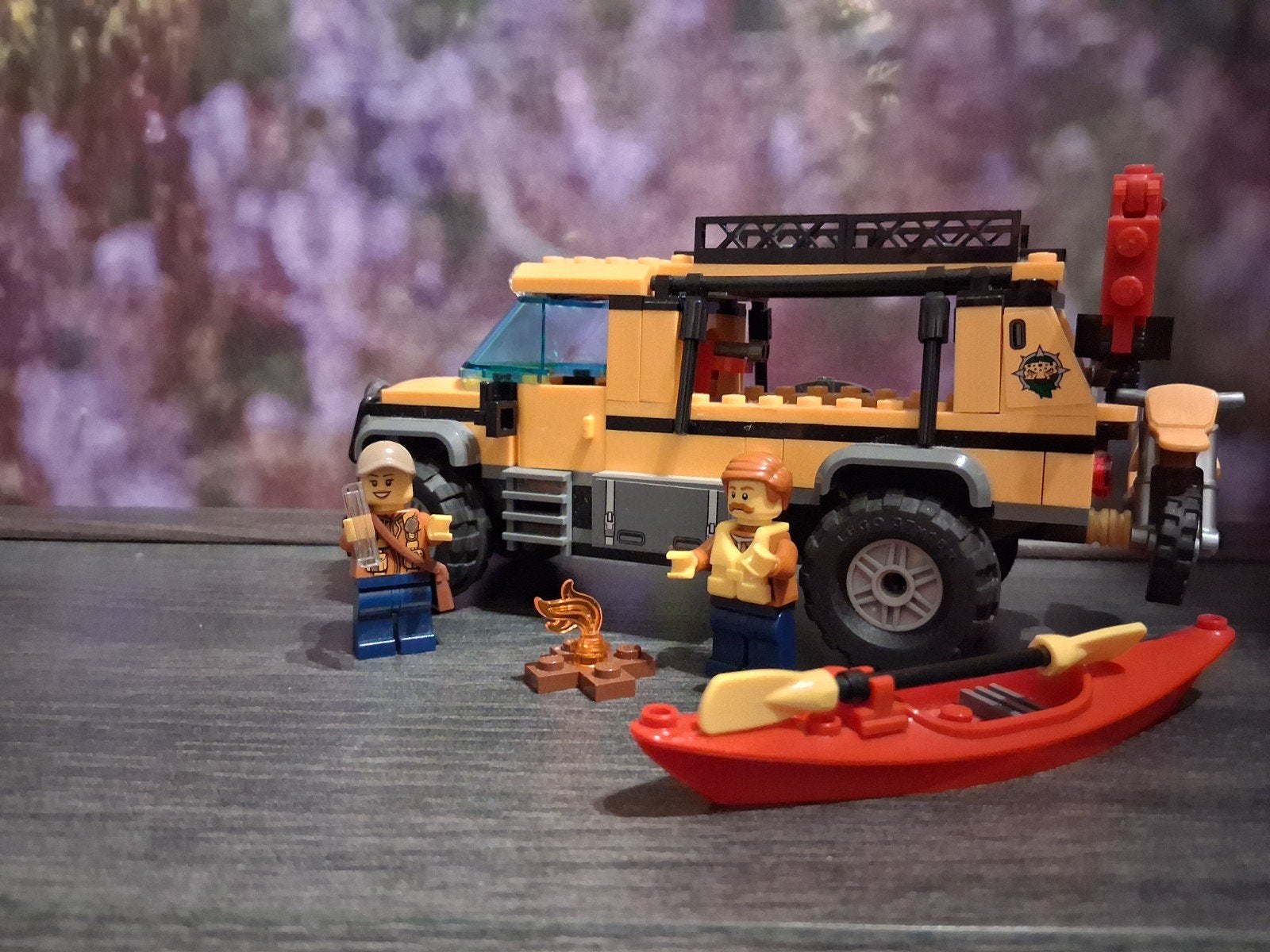 LEGO City Jungle 60161 Terreinwagen met accessoires, Ophalen of Verzenden, Gebruikt, Overige merken