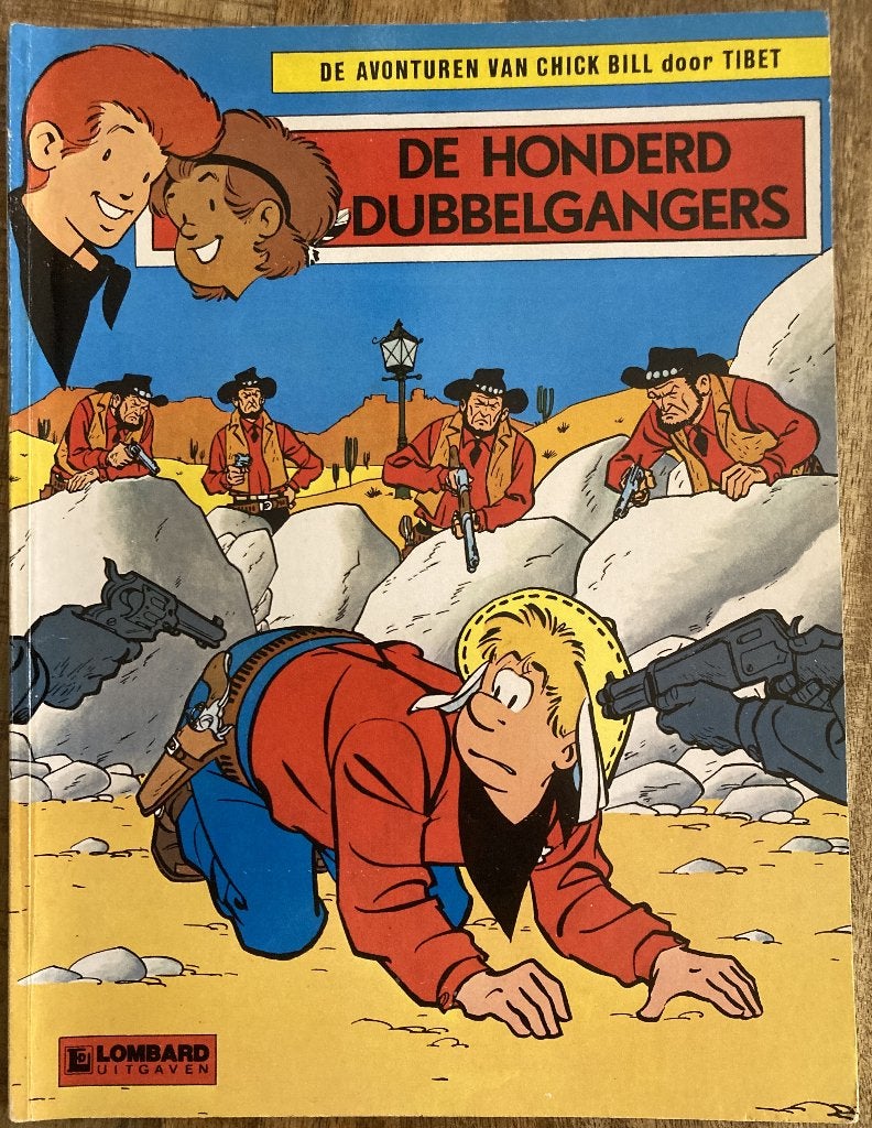 Stripboeken Chick Bill, Meerdere stripboeken, Ophalen of Verzenden, Gelezen, Tibet en A.P. Duchateau