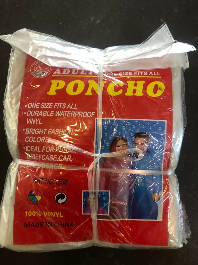 Poncho’s 10 stuks nieuw, Ophalen of Verzenden, Zo goed als nieuw, Regenjas