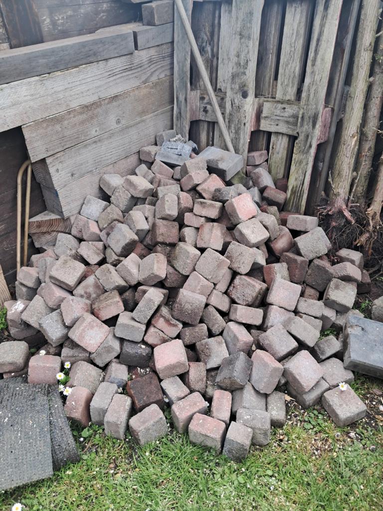 Gebruikte Coppelstone klinkers - +/_ 3m2, Tuin en Terras, Grind, Keien en Split, Gebruikt, Overige typen, Multi, Overige materialen
