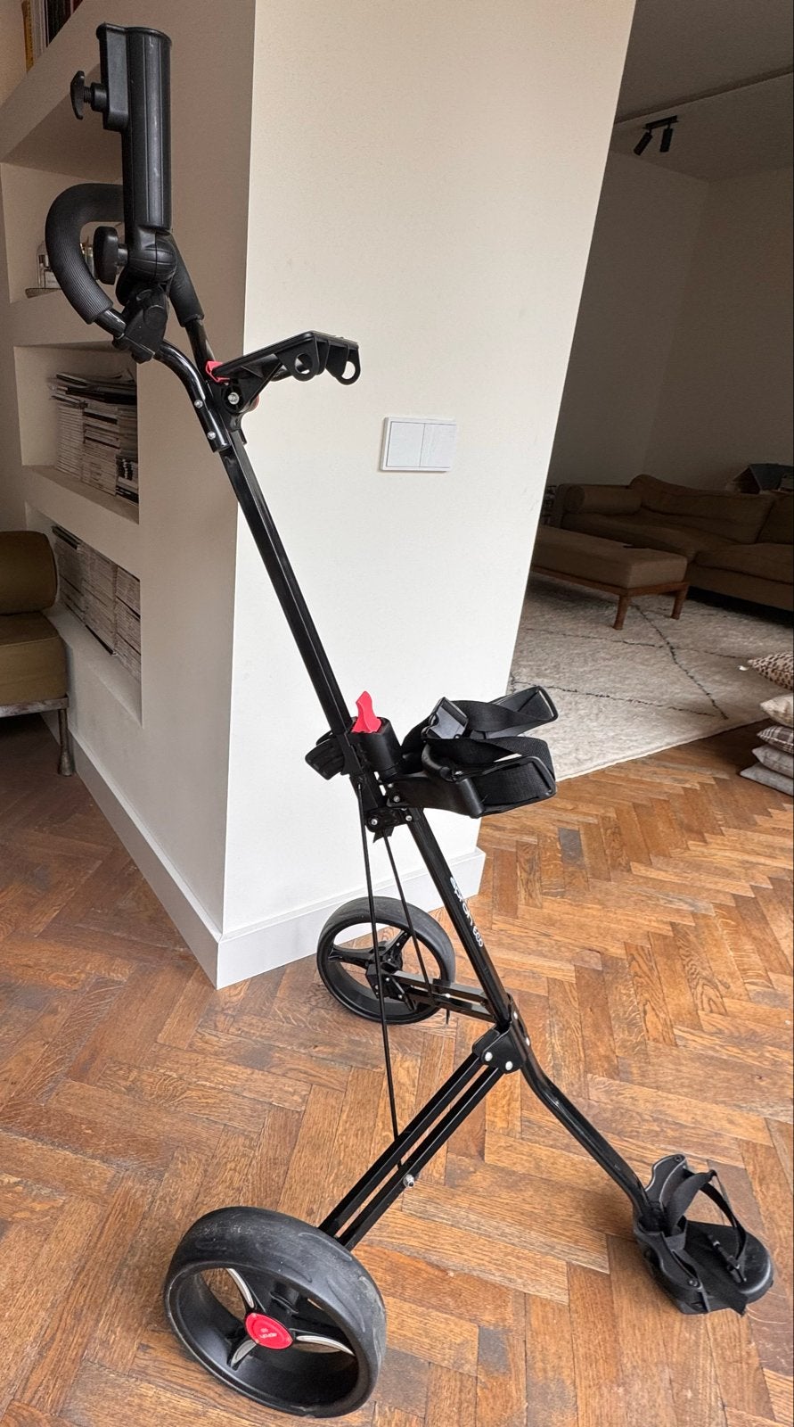 Apron Golftrolley - Opvouwbaar, Sport en Fitness, Golf, Gebruikt, Golfkar, Overige merken, Ophalen of Verzenden