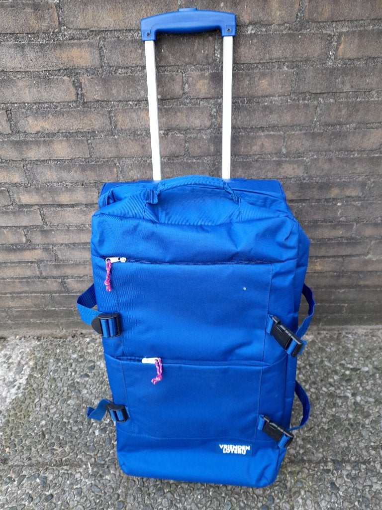 Weekend - rol tas kleur Blauw, Ophalen, Blauw, Nieuw, 60 tot 80 cm