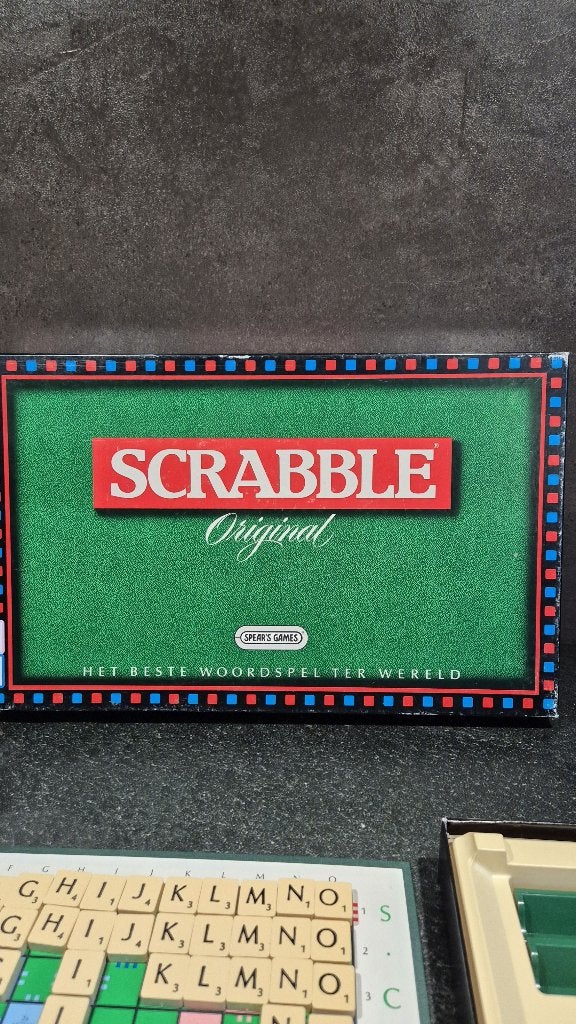 Scrabble Original, compleet, als nieuw. Spear's Games. 8C10, Hobby en Vrije tijd, Gezelschapsspellen | Bordspellen, Tweedehands verkoop