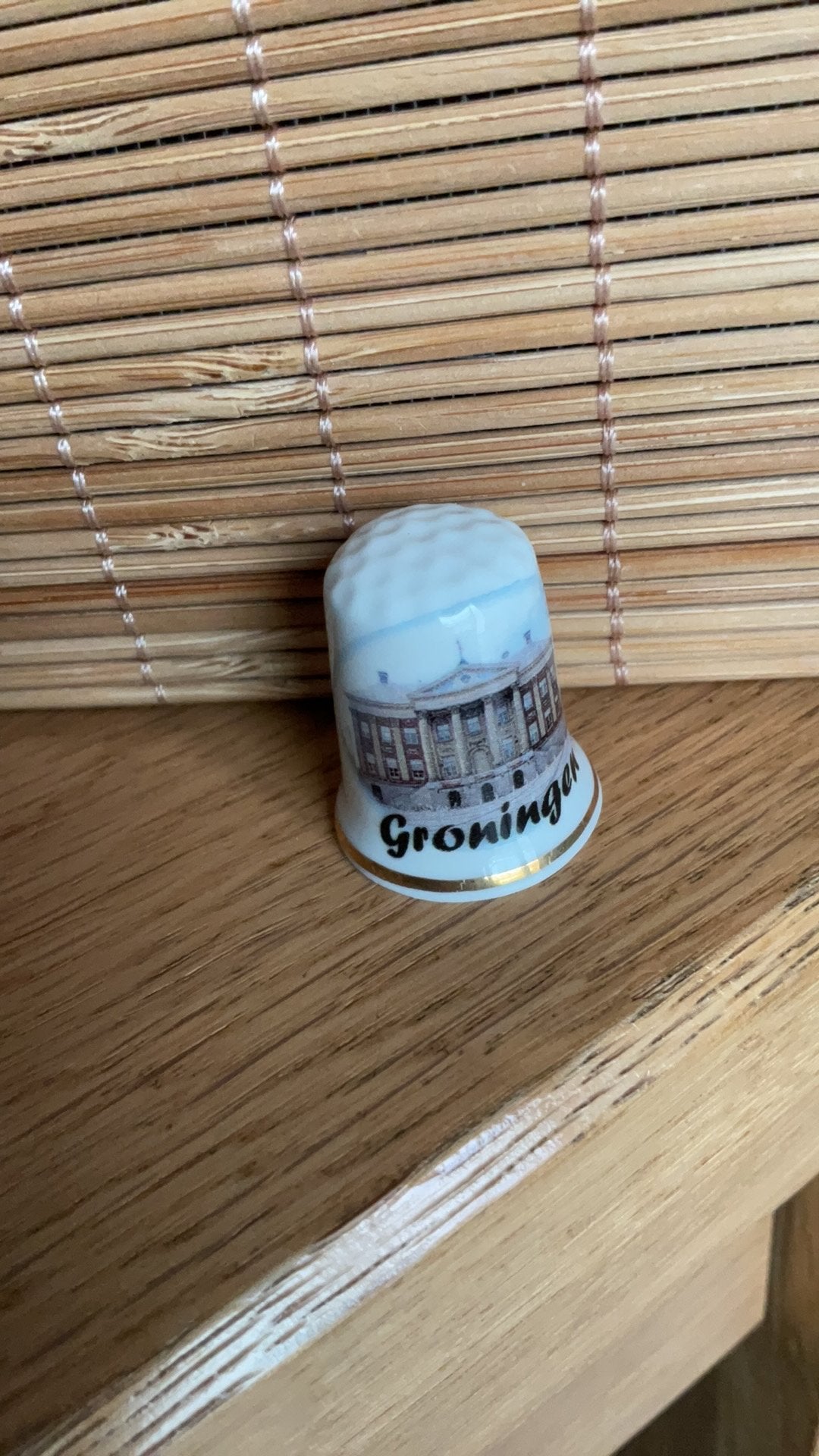 Groningen vingerhoed vingerhoedje vingerhoedjes vingerhoed, Verzenden, Nieuw, Porselein, Nederland