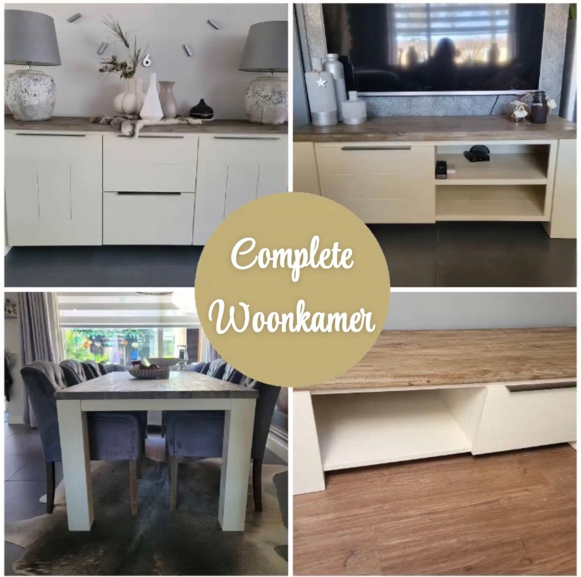Meubels Profijt wonen Acaciahout Complete woonkamer, Huis en Inrichting, Ophalen