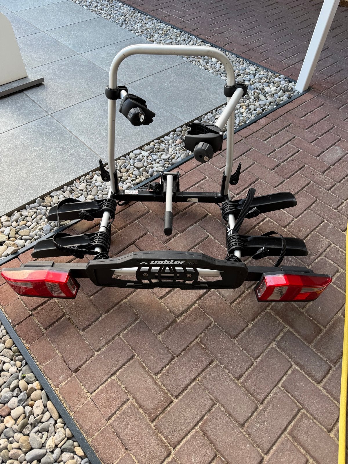 Uebler F22 fietsendrager voor 2 fietsen, Ophalen, Gebruikt, 2 fietsen, Trekhaakdrager