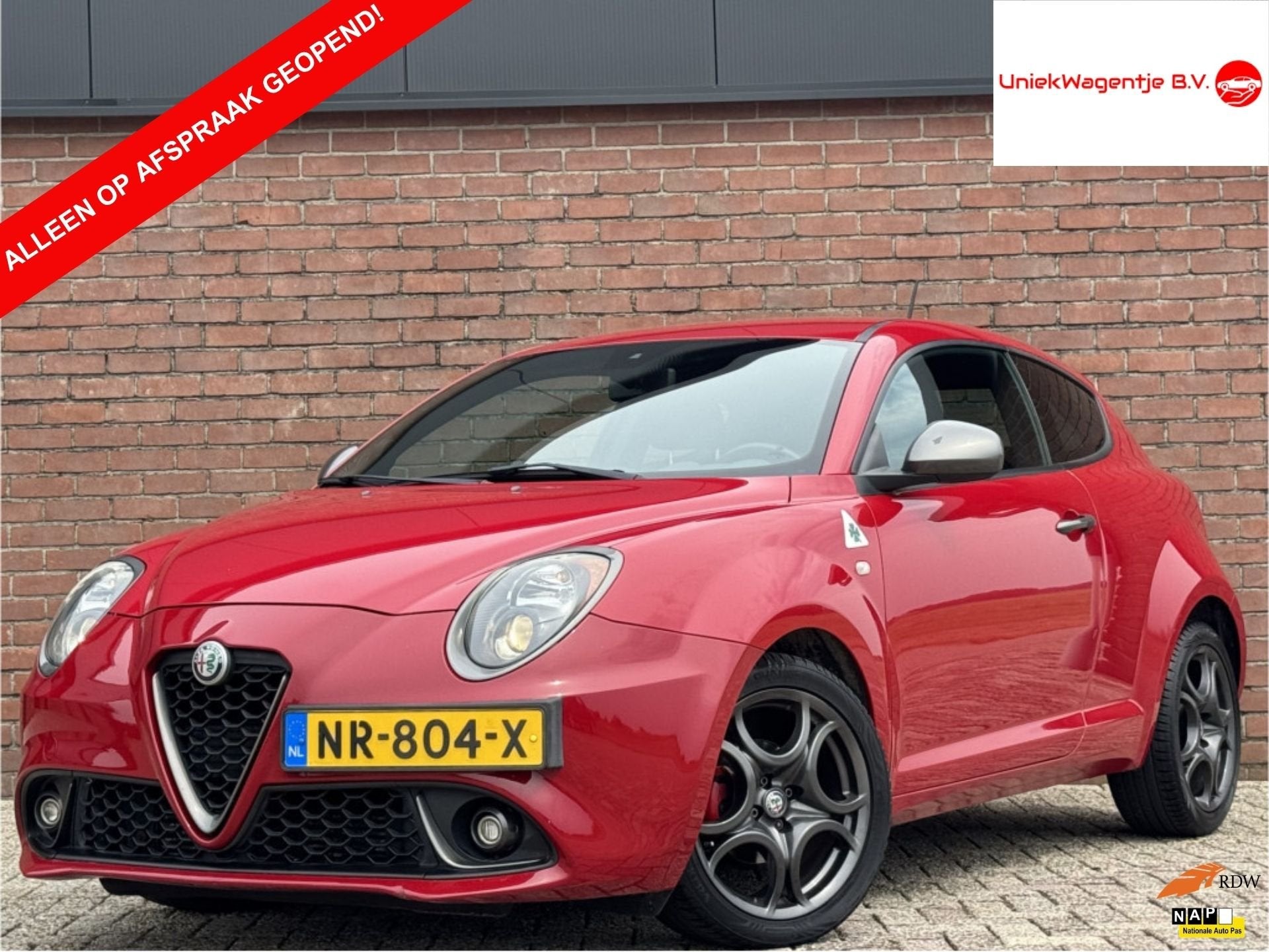Alfa Romeo MiTo 0.9 TWINAIR ECO SUPER | NL-AUTO! | NAVI!, Auto's, Voorwielaandrijving, Stof, Gebruikt, 49 €/maand