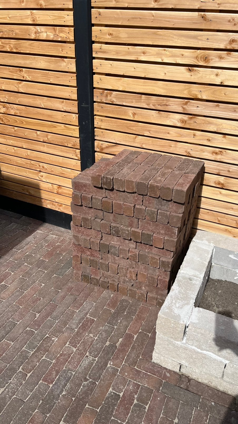 Nieuwe gebakken klinkers Oud Haarlem - Dikformaat 20x6,5x5,5, Ophalen, Klinkers, Nieuw, Minder dan 5 m²
