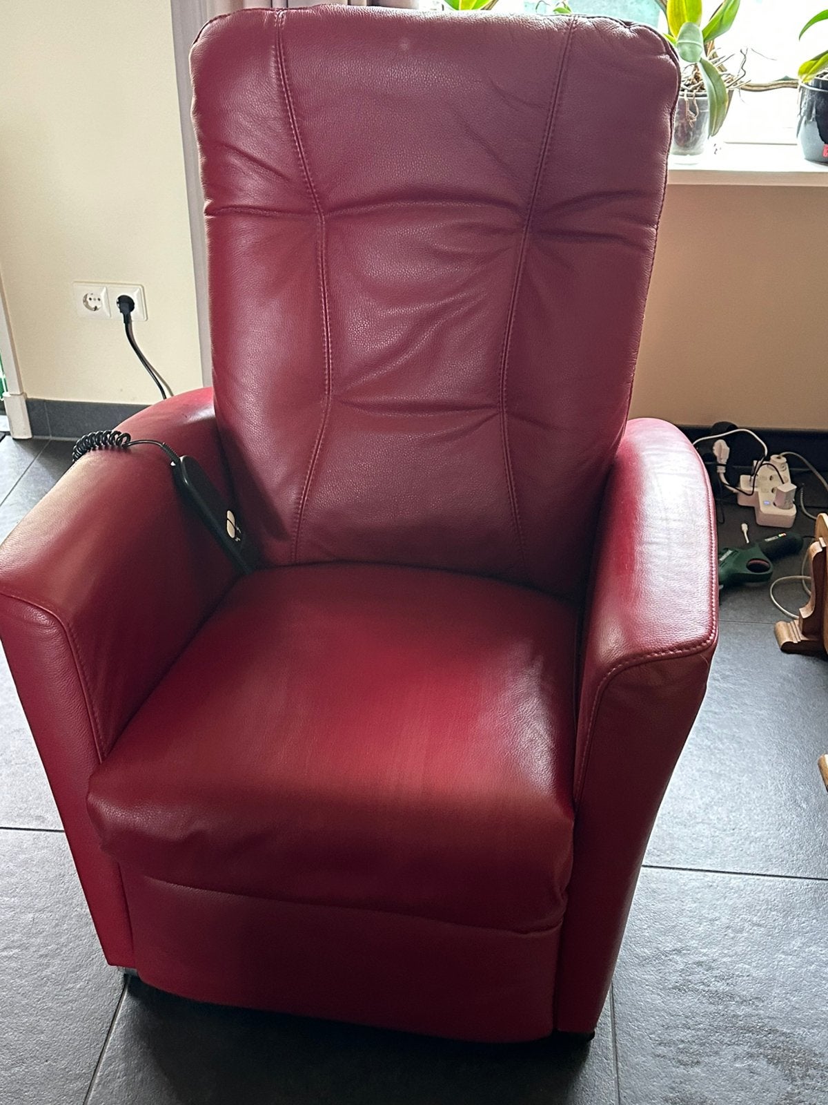 Twee stoelen, Ophalen, Gebruikt, Minder dan 75 cm, Leer
