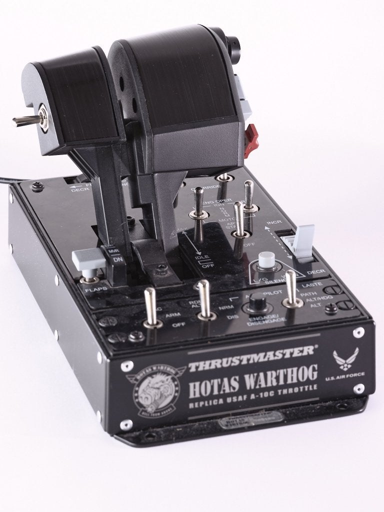 Thrustmaster Warthog HOTAS (Topstaat) + VKB Platen (Optie), Ophalen of Verzenden, Zo goed als nieuw, Thrustmaster TCA