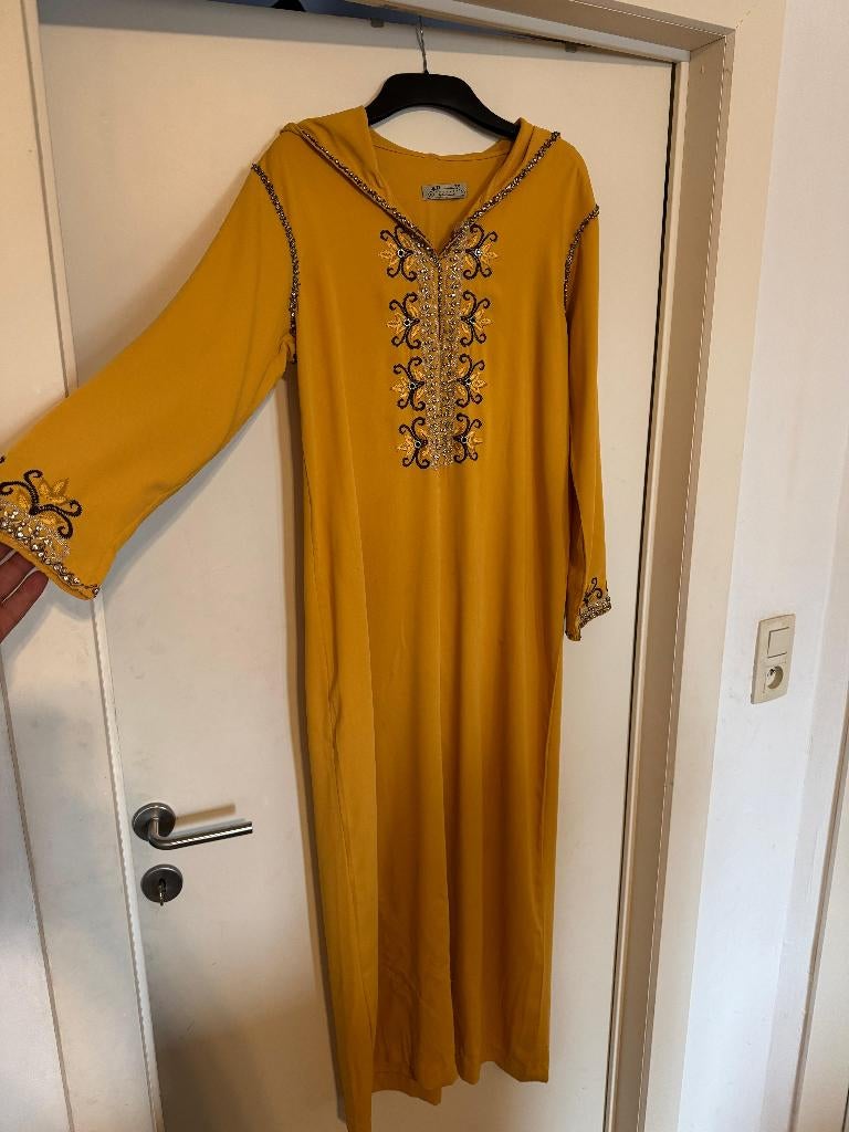 Djellaba dames, Kleding | Dames, Ophalen, Zo goed als nieuw, Zwart, Boven de knie