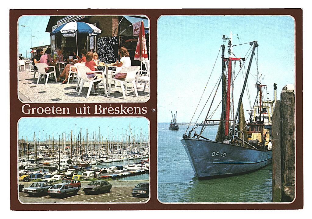 36786 Breskens 80+ Zeeland Gelopen met postzegel, Ophalen of Verzenden, 1980 tot heden, Gelopen, Noord-Brabant