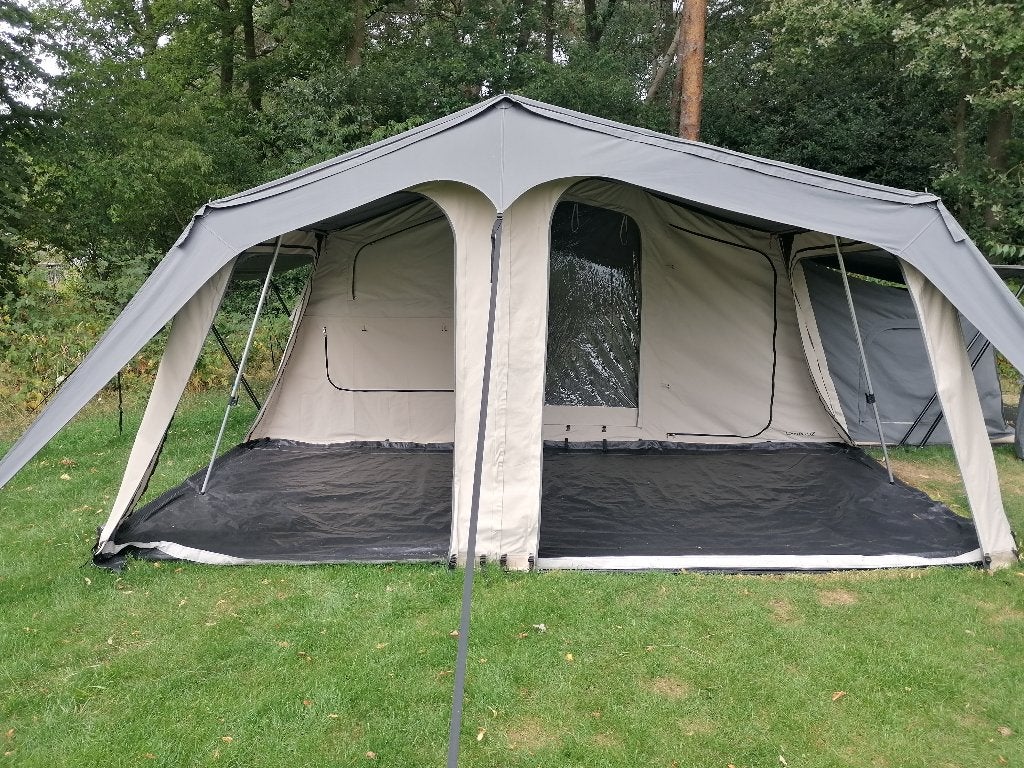 Campooz Lazy Jack vouwwagen (bouwjaar 2025) – vrijwel nieuw, Caravans en Kamperen, Vouwwagens, Ophalen, Beige, Aanwezig, Campooz