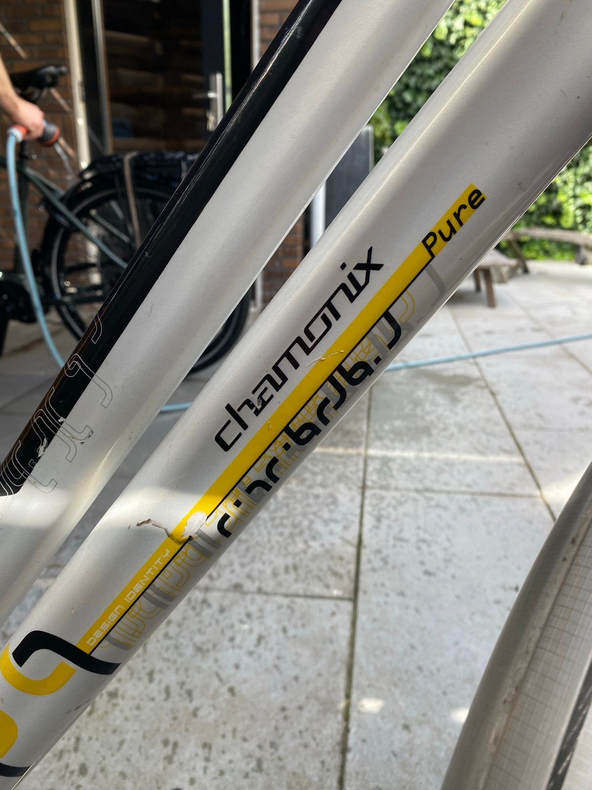 Gazelle Chamonix Pure Damesfiets - Wit/Geel, Ophalen, Versnellingen, Gazelle, Trommelrem