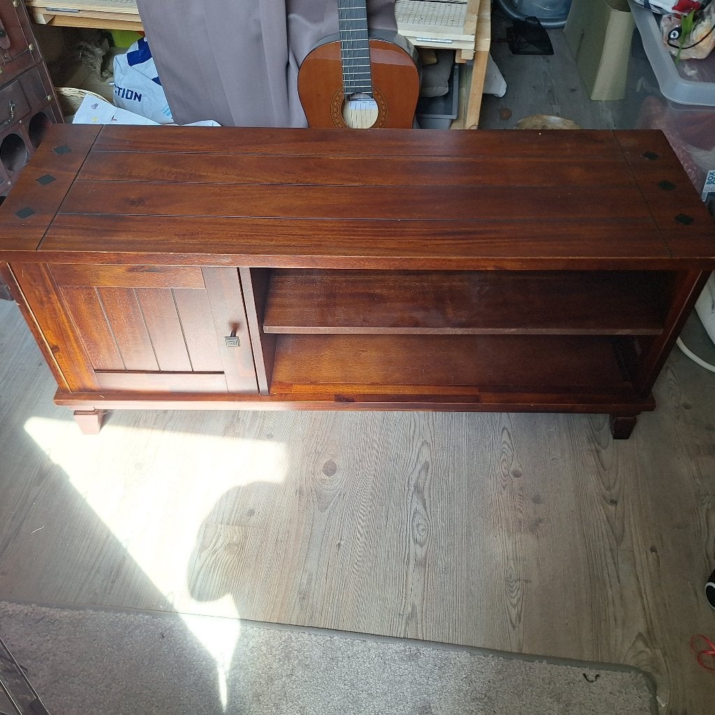 Koloniaal Houten TV-Meubel + Eventueel Passend Dressoir!, Huis en Inrichting, Ophalen, Minder dan 50 cm, Gebruikt, Minder dan 100 cm