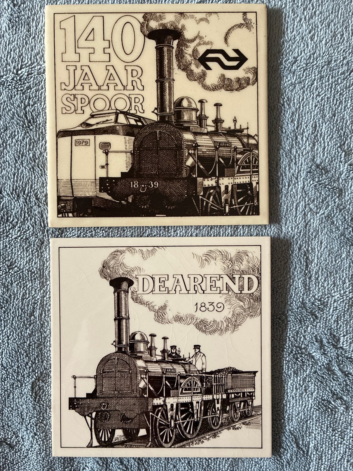 Spoor Wandtegels NS de Arend 1839, Antiek en Kunst, Ophalen of Verzenden