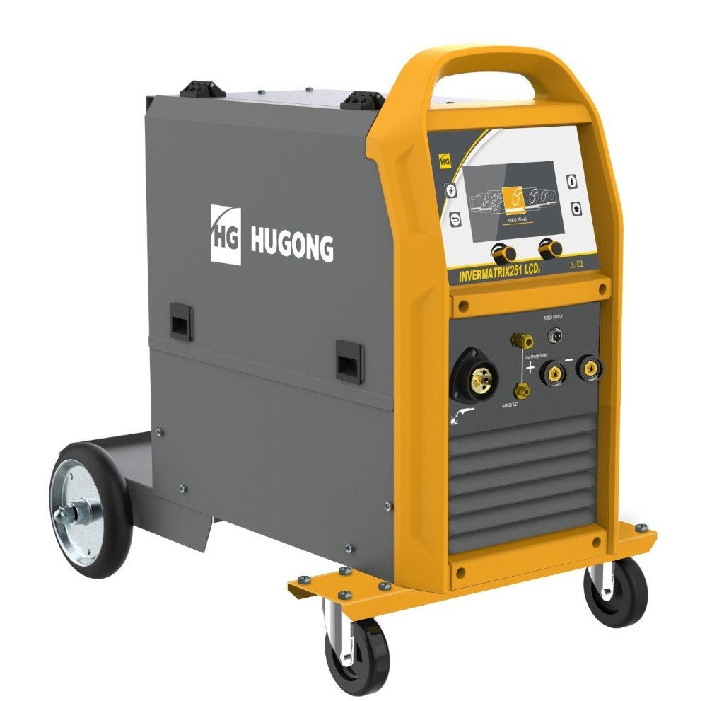 HUGONG INVERMATRIX251LCD MIG Lasapparaat LCD Pulse 250A 400v, Ophalen of Verzenden, Nieuw, 250 ampère of meer, Co2