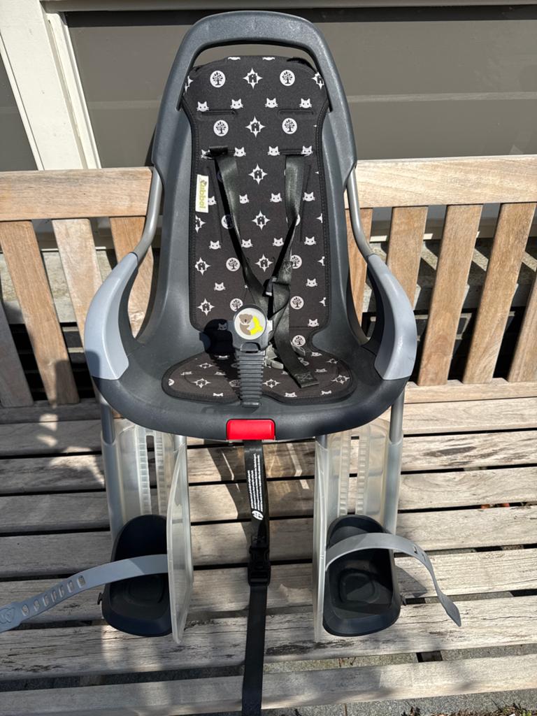 Bobike Qibbel fietszitje achter met kattenprint, Fietsen en Brommers, Fietsaccessoires | Fietsstoeltjes, Achterzitje, Ophalen