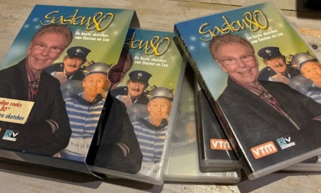 DVD BOX Gaston 80 - 4 dvd's + 50 min. extra, Cd's en Dvd's, Alle leeftijden, Ophalen of Verzenden, Zo goed als nieuw, Komedie