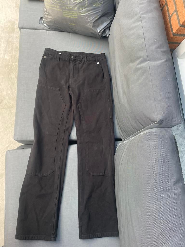 Flanuer broek baggy maat S, Ophalen of Verzenden, Nieuw, Maat 46 (S) of kleiner, Zwart