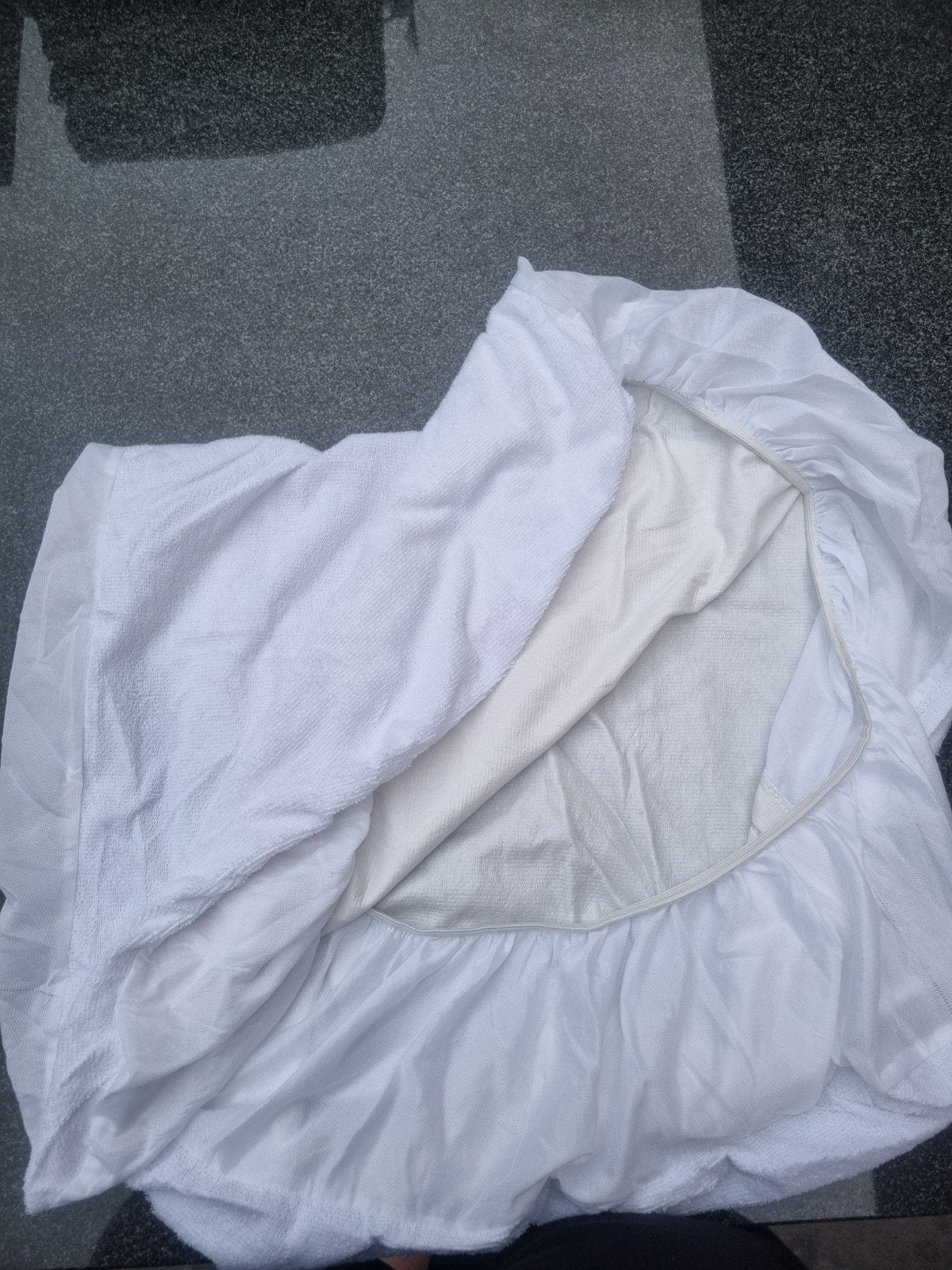 2 Matras beschermer waterdicht, Ophalen, Jongetje of Meisje, Wit, Overige typen