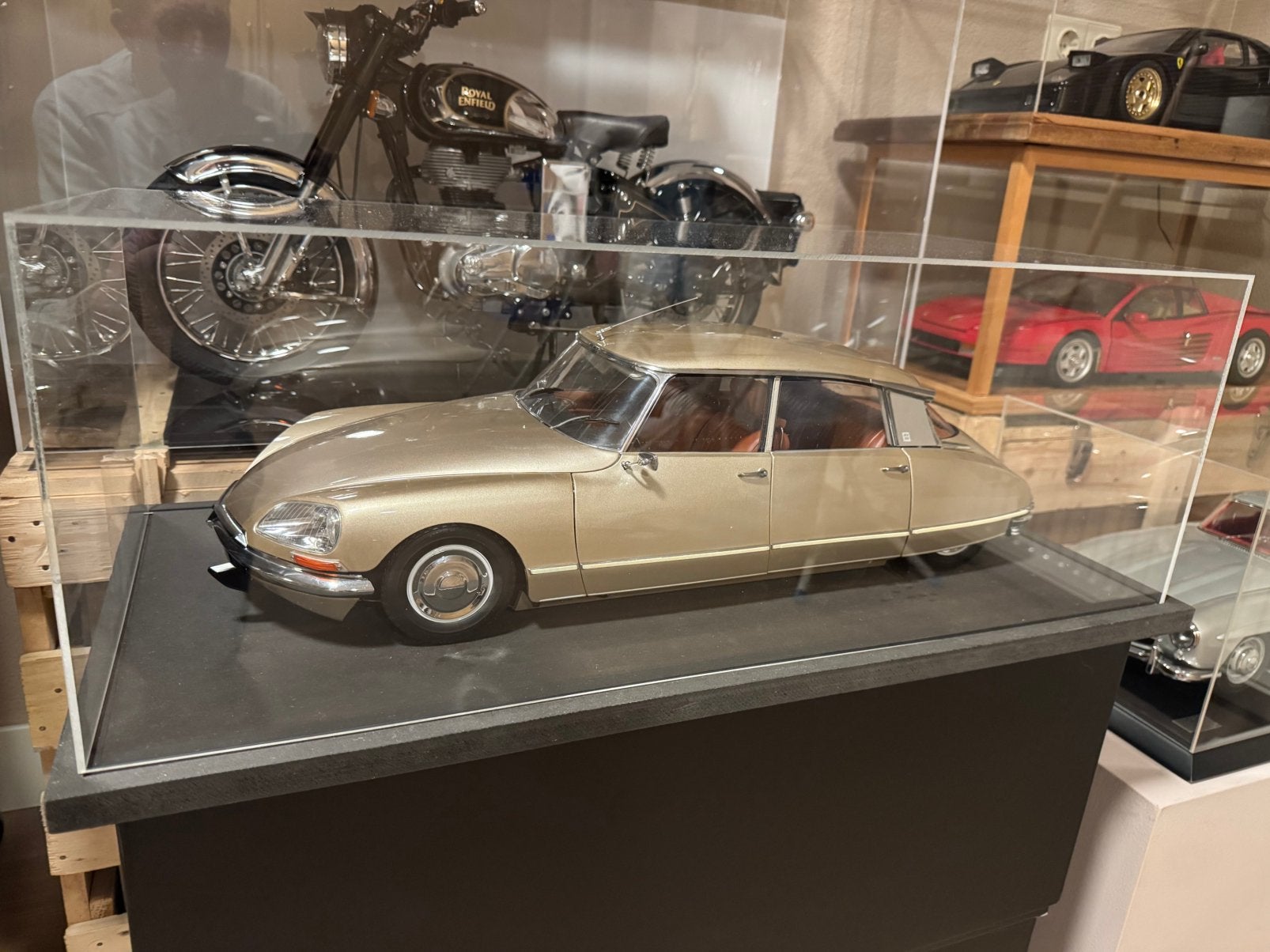 Citroen ds 21 pallas 1:8 Altaya, Ophalen of Verzenden, Zo goed als nieuw, Auto