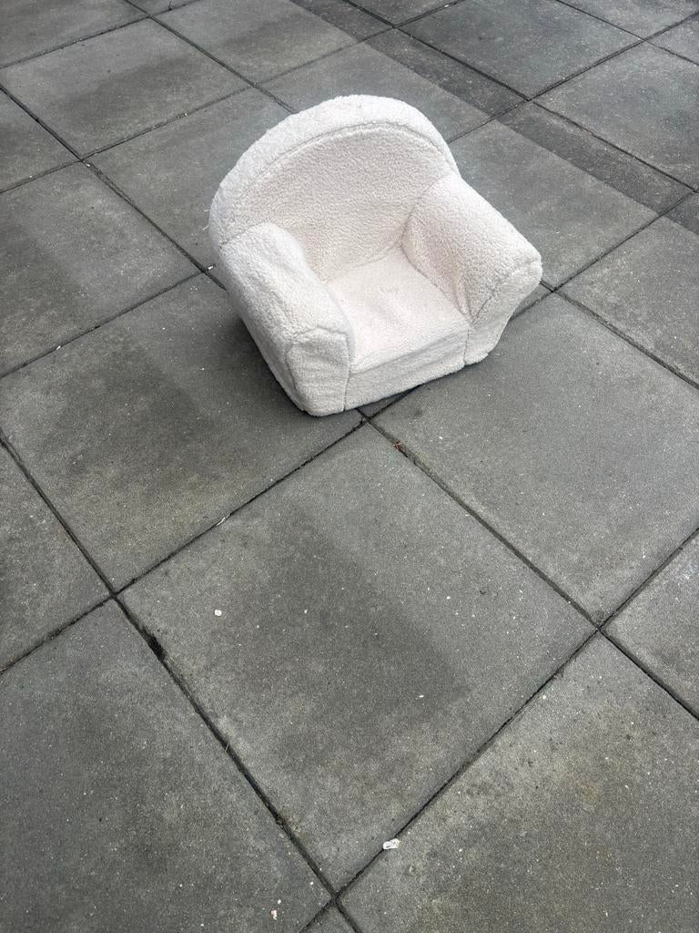 Schattige pluche kinderfauteuil - Ideaal voor de kleintjes, Ophalen of Verzenden, Zo goed als nieuw