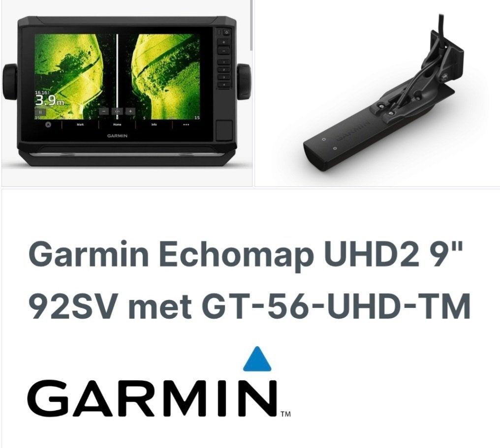 Garmin 92sv uhd gt56, Watersport en Boten, Ophalen, Zo goed als nieuw, Kaartplotter of Fish Finder