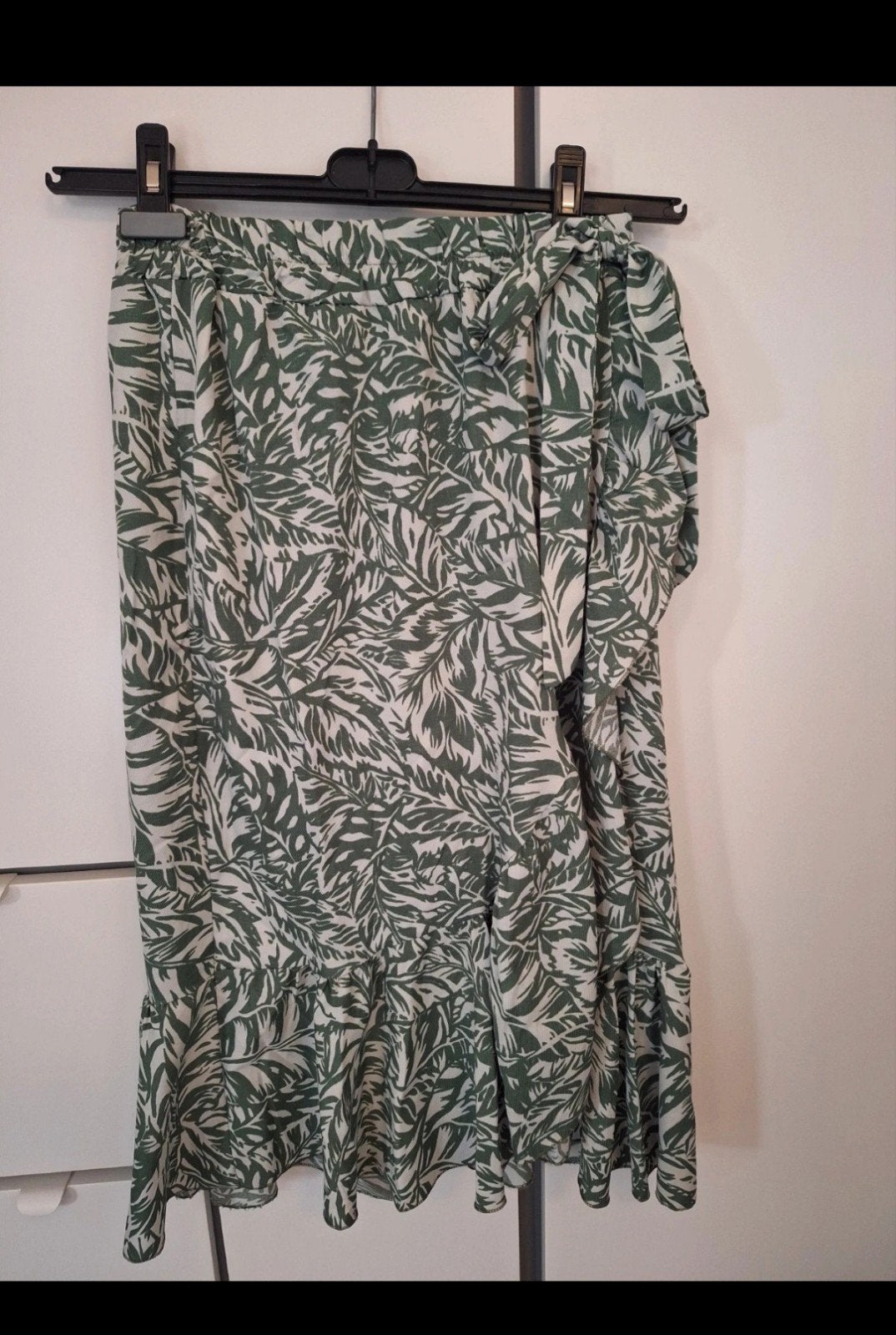 losse overslagrok wit groen, Wit, Musthaves by Elja, Ophalen of Verzenden, Maat 36 (S)