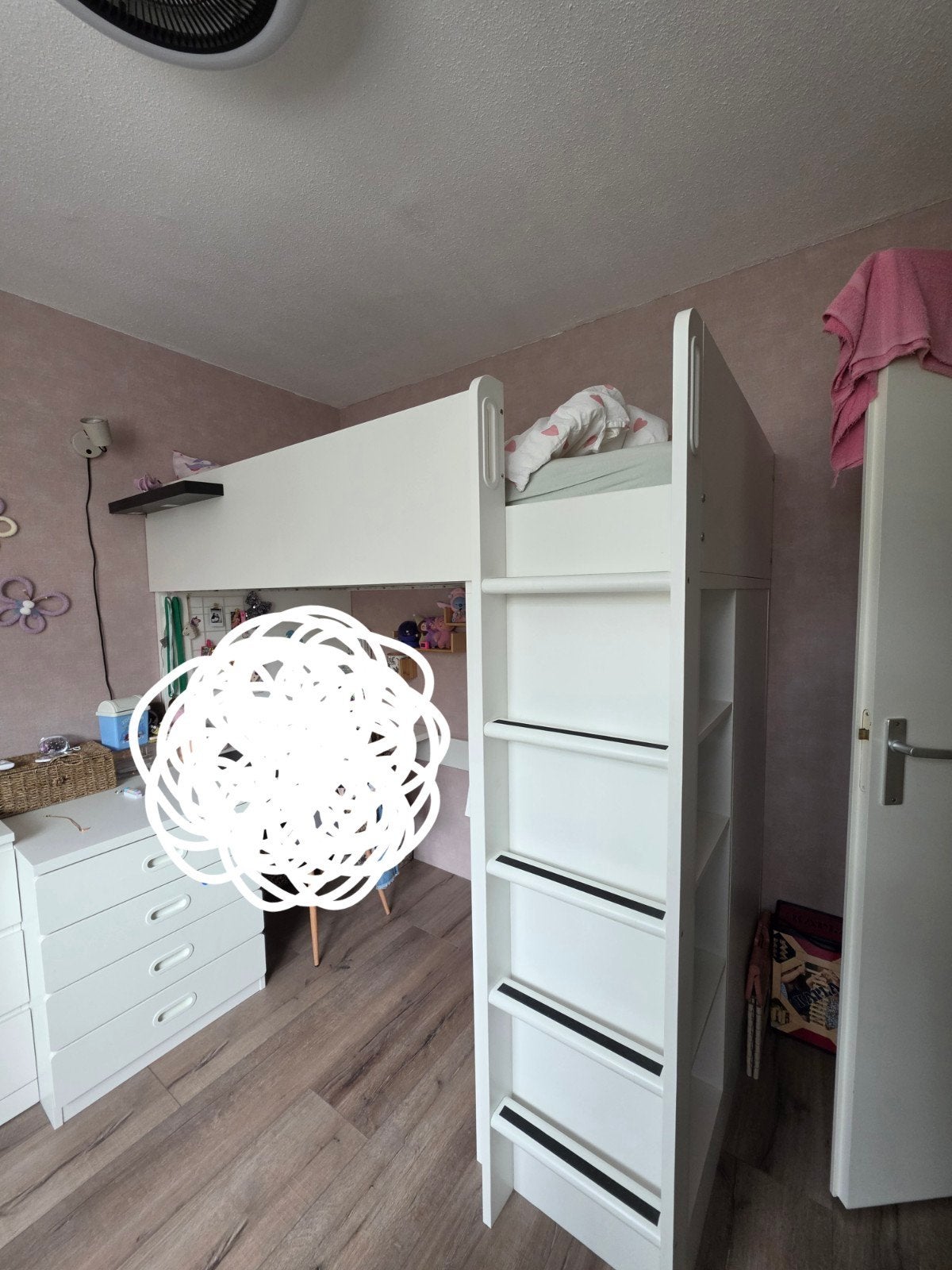 IKEA Stuva Hoogslaper - Ideaal voor kleine kamers, Ophalen, Gebruikt, Eenpersoons, 200 cm