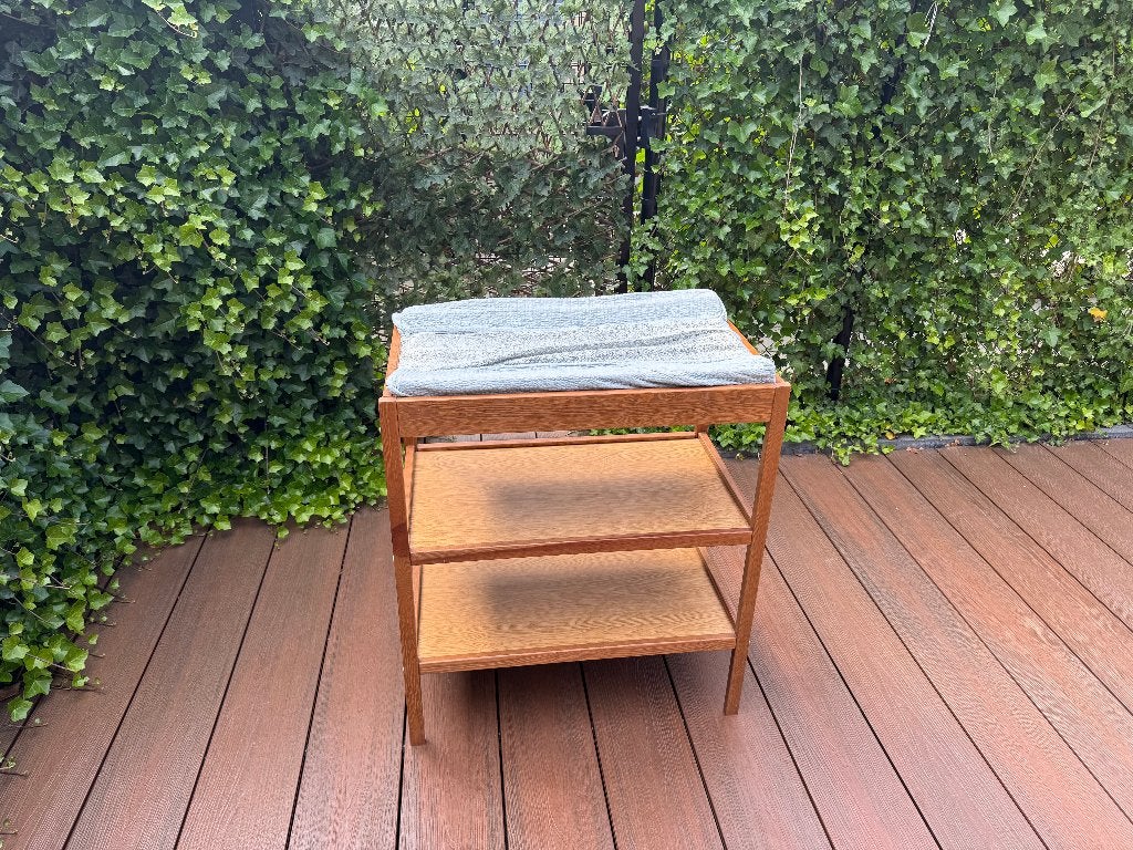 Woodies Noble commode / verschoontafel + kussen, Gebruikt, 50 tot 70 cm, 75 tot 100 cm, Opstaande rand