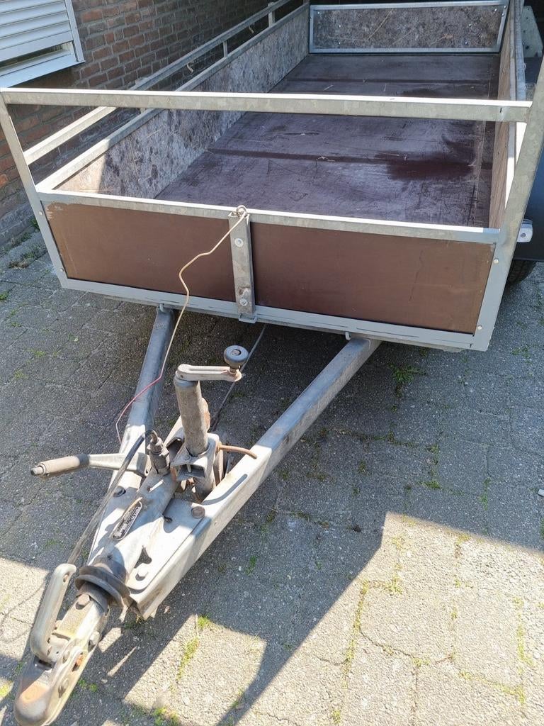 Te koop tandemasser aanhanger, Ophalen