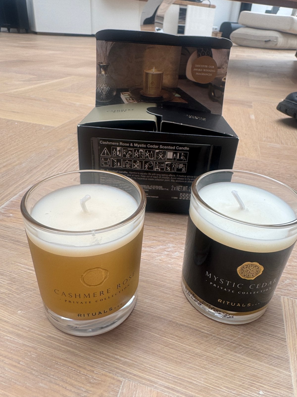 Rituals luxe kaarsen set, Huis en Inrichting, Ophalen, Nieuw, Rituals
