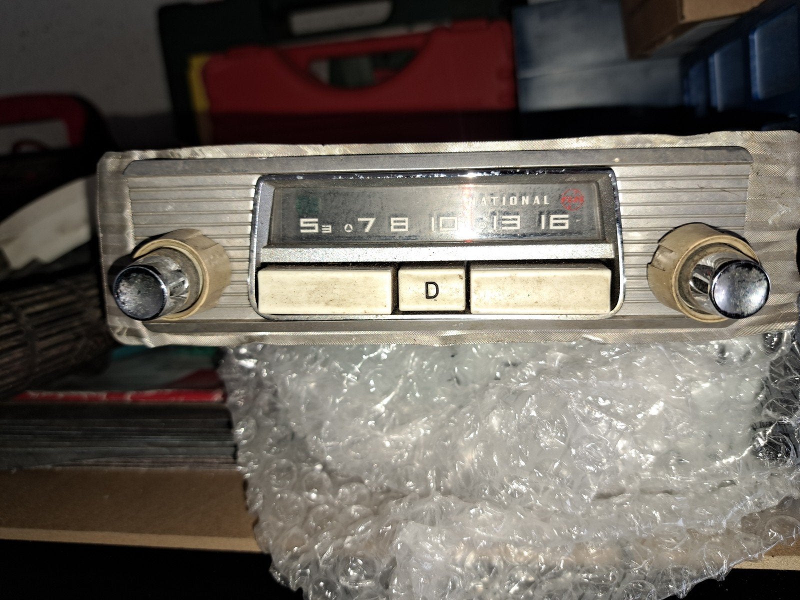 Vintage National CP-14S Autoradio - Made in Japan, Ophalen of Verzenden, Gebruikt