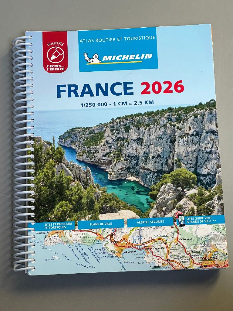 Toeristische wegenatlas FRANKRIJK 2026 MICHELIN  Nieuw, Boeken, Overige atlassen, Nieuw, Ophalen of Verzenden, 2000 tot heden