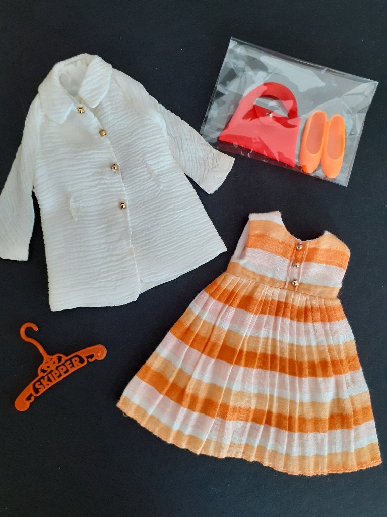 Vintage Skipper fashion "Trim Twosome " (1968), Ophalen of Verzenden, Zo goed als nieuw, Kleertjes