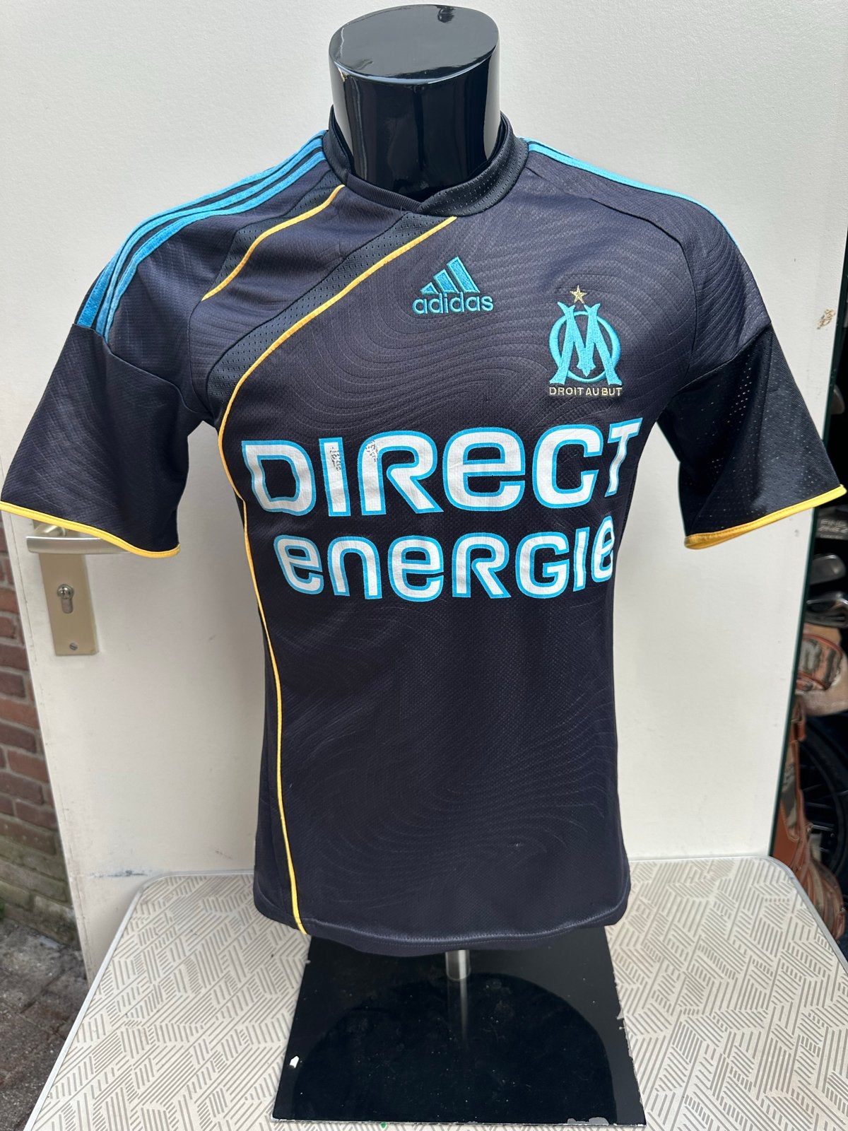Adidas Olympique Marseille Thuisshirt 2009/2010 Maat S, Maat S, Ophalen of Verzenden, Zo goed als nieuw, Shirt