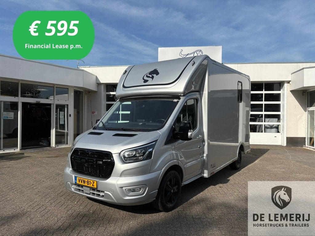 Ford Transit Automaat Sodiak Nubia Hengstenuitvoering 2023, Ophalen, Gebruikt, Polyester, 2-paards trailer
