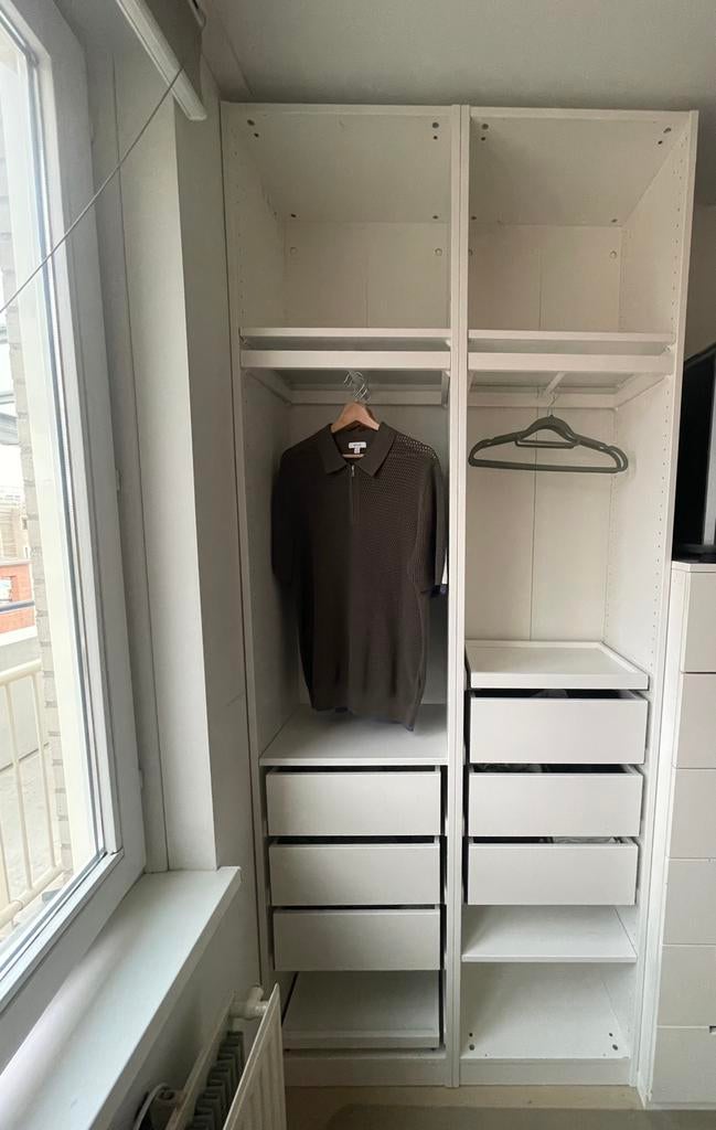 IKEA pax kledingkast wit 2 stuks x 50x35x236, Huis en Inrichting, Kasten | Kledingkasten, Ophalen, 200 cm of meer, 50 tot 100 cm