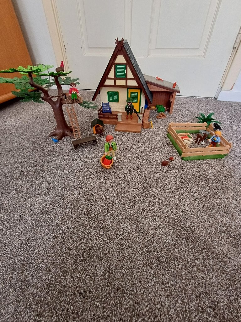 Playmobil 4207 boswachtershuis, Ophalen, Gebouw, Complete set, Zo goed als nieuw