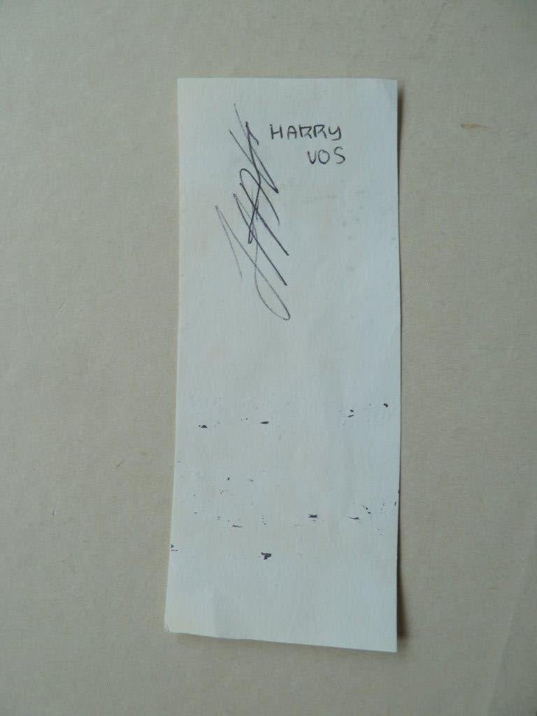 Handtekening. Harry.Vos.  ADO - PSV, Ophalen of Verzenden, Zo goed als nieuw, PSV, Overige typen