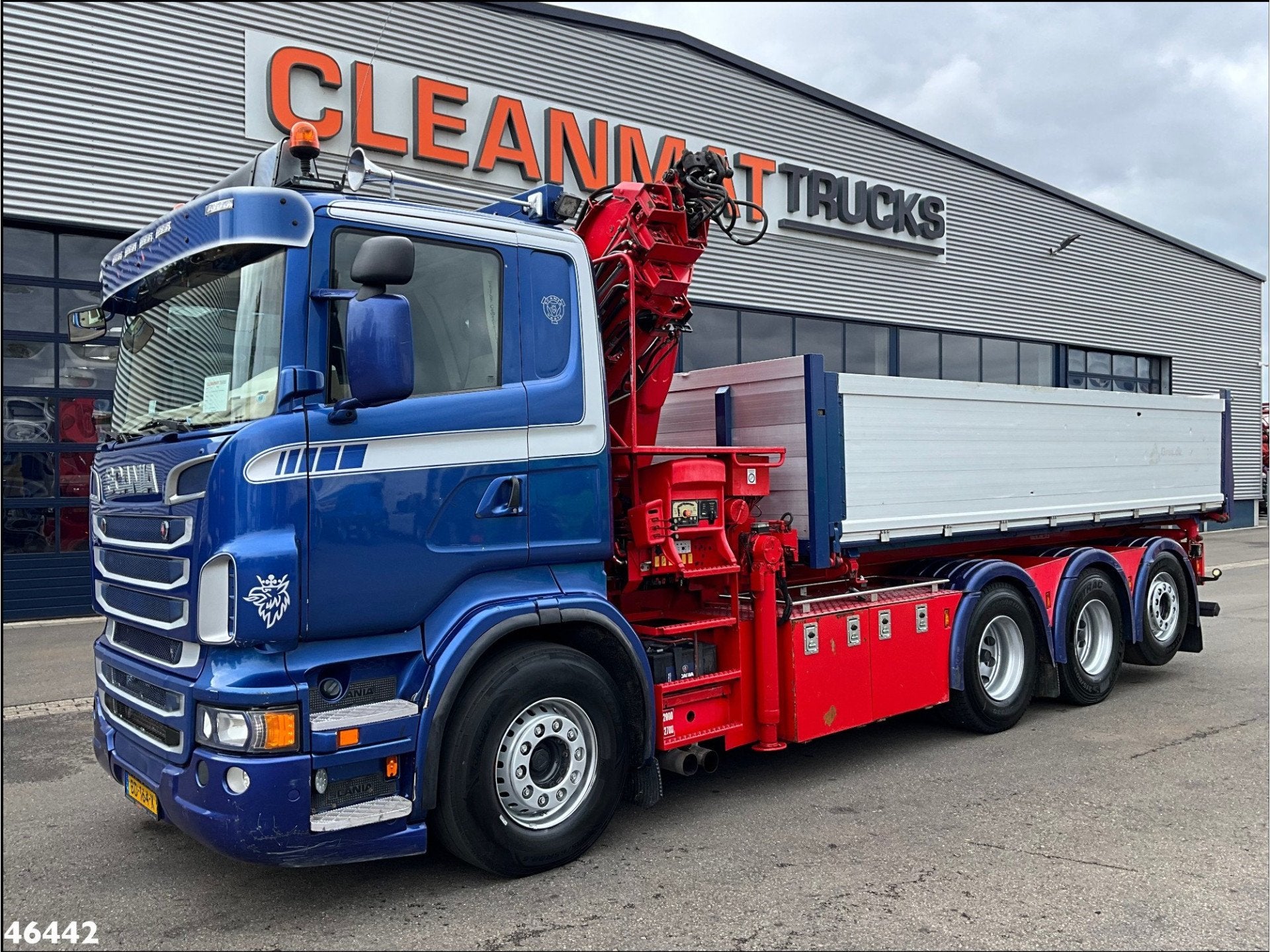 Scania R 560 V8 8x4 Retarder Hiab 24 Tonmeter laadkraan, Auto's, Automaat, Euro 6, Scania, Diesel