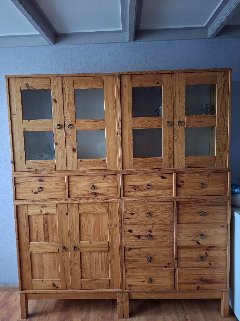 Kast houtkleur van ikea, Huis en Inrichting, Kasten | Kledingkasten, Ophalen, Gebruikt, Met deur(en), Voor boeken