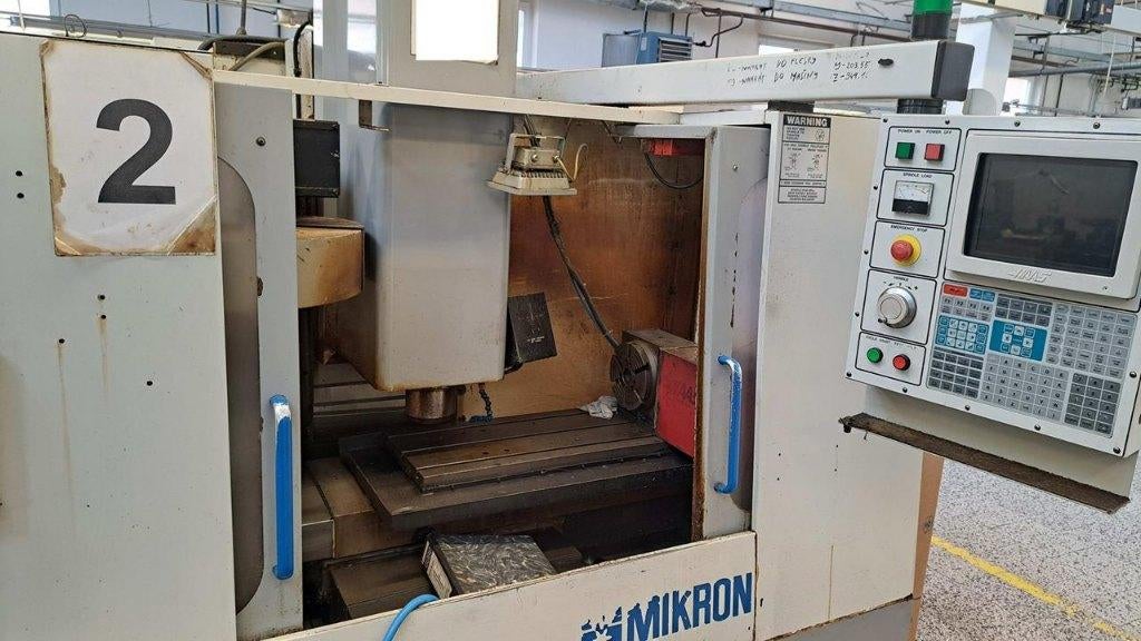 Machining center (vertical) HAAS Mikron VCE 750, Ophalen, Gebruikt, Metaal, Machine