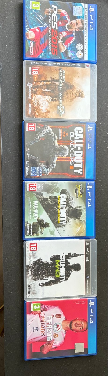 PS3/PS4 Games: Call of Duty, PES, FIFA - Diverse Collectie, Online, Gebruikt, Vanaf 18 jaar, Shooter
