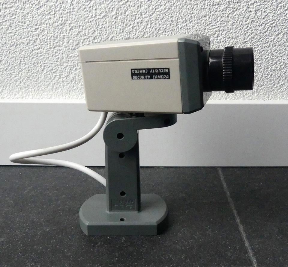 Dummy bewakingscamera fake security camera, Ophalen of Verzenden, Gebruikt, Overige typen