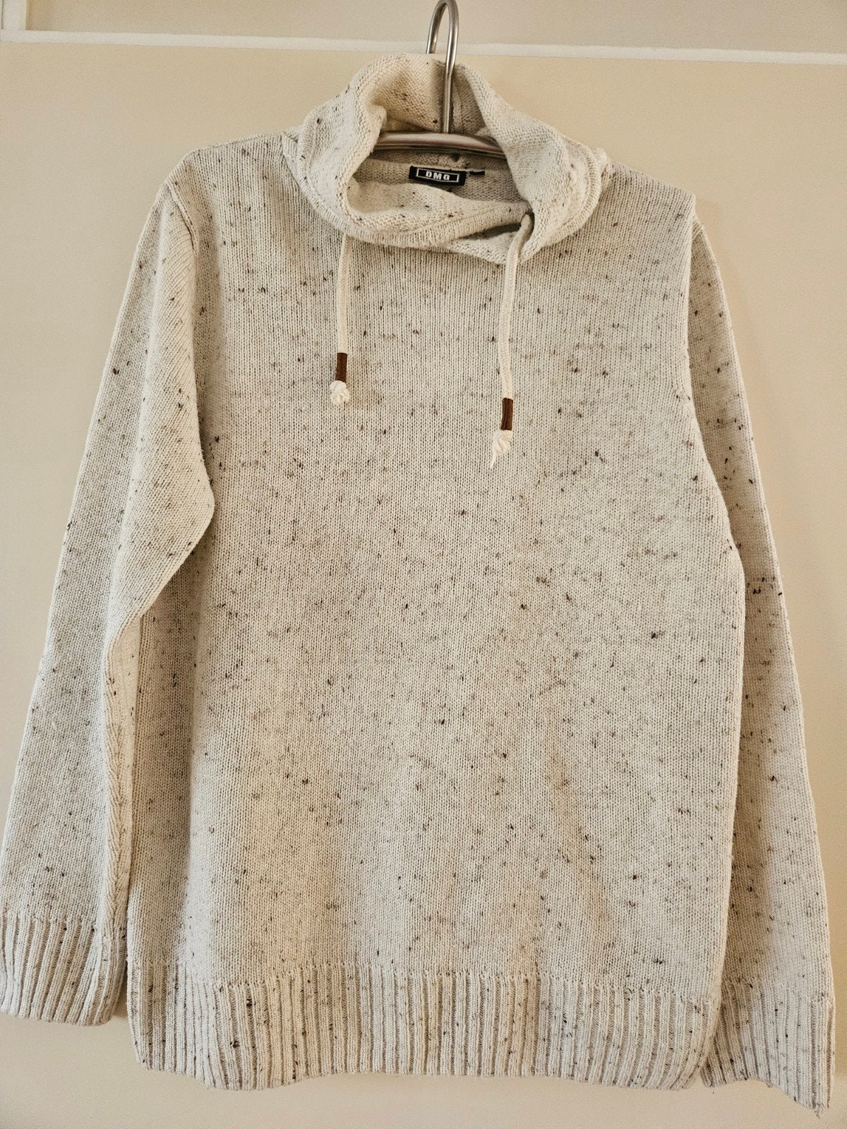 Zgan Zgan prachtige trui met leer in koord DMG mt XL, Ophalen of Verzenden, Zo goed als nieuw, Maat 56/58 (XL)